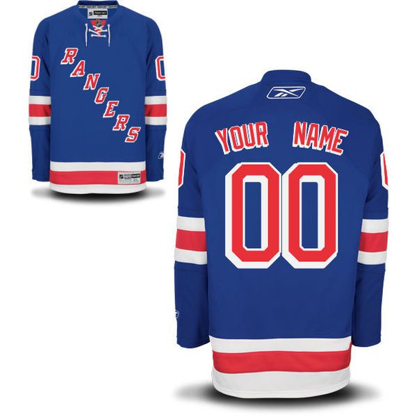 Reebok New York Rangers Custom Youth Premier Home NHL Jersey->women nhl jersey->Women Jersey